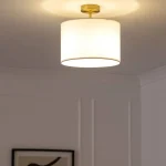 Candeeiro de Teto Metal e Tecido Austen - Image 2