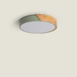 Plafon LED 18W Circular Madeira Ø320 mm CCT Selecionável Semi-Dari( VD/PT/BR) - Image 3