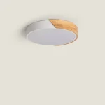 Plafon LED 18W Circular Madeira Ø320 mm CCT Selecionável Semi-Dari( VD/PT/BR) - Image 4
