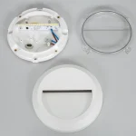 Baliza Exterior LED Superfície Parede Circular Branco Edulis - Image 2