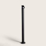 Baliza Exterior LED 6 W, Superfície, Pé 80 cm, Alumínio, Rihard