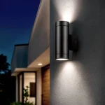 Aplique de Parede Exterior Alumínio Iluminação Dupla Cara Oakham - Image 2