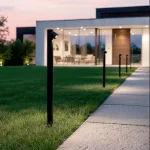Baliza Exterior LED 6 W, Superfície, Pé 80 cm, Alumínio, Rihard - Image 2